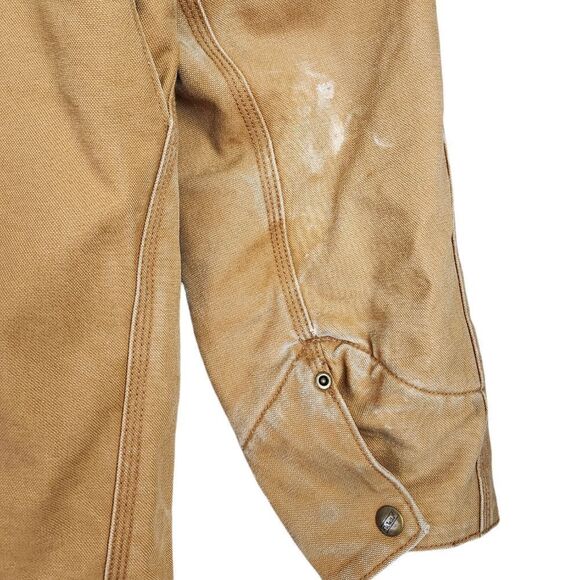 Walls Blizzard Prof Vtg Duck Brown corduroy collar chore work canvas coat XL - Picture 13 of 14